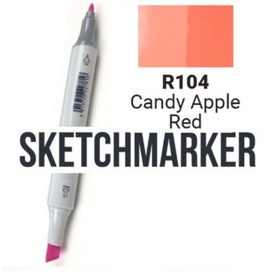 R113 Маркер спиртовий двосторонній, Candy Apple Red (Червоне яблуко в карамелі), SKETCHMARKER