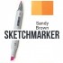 O53 Маркер спиртовий двосторонній, Sandy Brown (Пісок коричневий), SKETCHMARKER