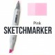 V134 Маркер спиртовий двосторонній, Pink (Рожевий), SKETCHMARKER