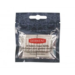 Запасні гумки (30шт) для електричного гумки, Derwent Запасні гумки (30шт) для електричного гумки, Derwent
