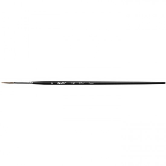 Пензель круглий, лайнер-1У47, № 2,5, черна, шерсть вуха корови, видов. руч.