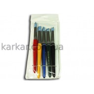 Набір пензлів 9027-5 Rubber, для пастелі 5шт. KOLOS