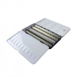 Пенал для акварельних фарб металевий, 28 кювет, ROSA Gallery Пенал для акварельних фарб металевий, 28 кювет, ROSA Gallery