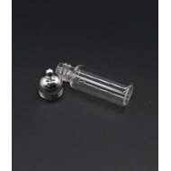 Скляні пляшечки з підвіскою. 11х35мм 2мл