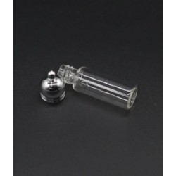 Скляні пляшечки з підвіскою. 11х35мм 2мл Скляні пляшечки з підвіскою. 11х35мм 2мл