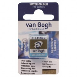 Фарба акварельна Van Gogh (230), Жовтий сутінковий (эф. грануляции), кювета, Royal Talens