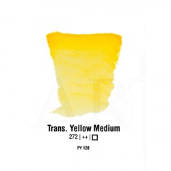 Фарба акварельна Van Gogh (272), Прозорий жовтий середній, кювета, Royal Talens Фарба акварельна Van Gogh (272), Прозорий жовтий середній, кювета, Royal Talens