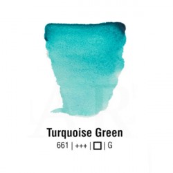 Фарба акварельна Van Gogh (661), Бірюзовий зелени (эф. грануляции), кювета, Royal Talens