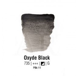 Фарба акварельна Van Gogh (735), Чорний оксид (эф. грануляции), кювета, Royal Talens