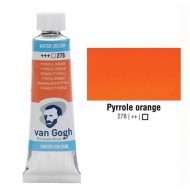 Фарба акварельна Van Gogh (278), Пірольний помаранчевий, туба 10 мл, Royal Talens Фарба акварельна Van Gogh (278), Пірольний помаранчевий, туба 10 мл, Royal Talens