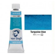 Фарба акварельна Van Gogh (522), Бірюзово-синій, туба 10 мл, Royal Talens