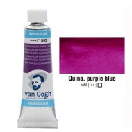 Фарба акварельна Van Gogh (593), Хінакрідон фіолетово-синій, туба 10 мл, Royal Talens