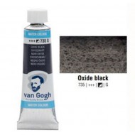 Фарба акварельна Van Gogh (735), Чорний оксид (эф. грануляции), туба 10 мл, Royal Talens Фарба акварельна Van Gogh (735), Чорний оксид (эф. грануляции), туба 10 мл, Royal Talens