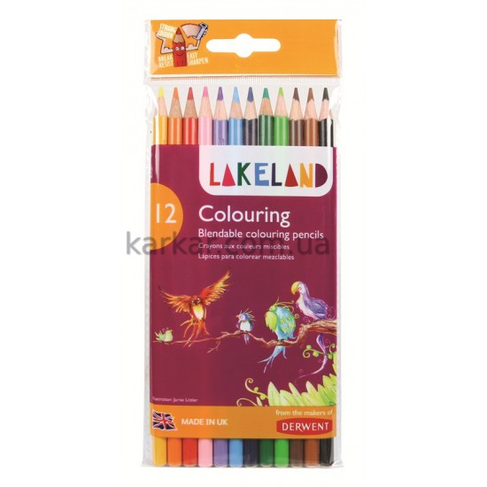 Набор цв.каранд."Lakeland Colouring Wallet" в блист. 12цв