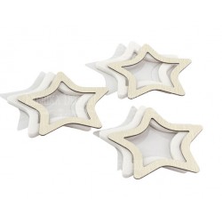 Набір заготовок для шейкерів "Зірки" 8x8 color_Kraft_Milk Набір заготовок для шейкерів "Зірки" 8x8 color_Kraft_Milk