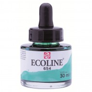 654 Фарба акварельна рідка з піпеткою Ecoline , Зелена піхтова, 30 мл, Royal Talens 654 Фарба акварельна рідка з піпеткою Ecoline , Зелена піхтова, 30 мл, Royal Talens