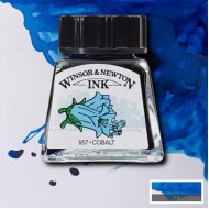 Winsor туш Drawing Inks 14 мл, № 176 Cobalt (Кобальт синій)