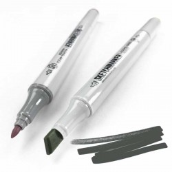 BG010 Маркер спиртовий двосторонній, Invisible Green, SKETCHMARKER BG010 Маркер спиртовий двосторонній, Invisible Green, SKETCHMARKER