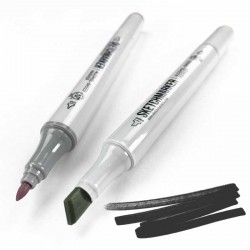 TG02 Маркер спиртовий двосторонній, Toner Gray 2 (Тонований сірий 2), SKETCHMARKER TG02 Маркер спиртовий двосторонній, Toner Gray 2 (Тонований сірий 2), SKETCHMARKER