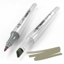 WG04 Маркер спиртовий двосторонній, Warm Gray 4 (Теплий сірий 4), SKETCHMARKER WG04 Маркер спиртовий двосторонній, Warm Gray 4 (Теплий сірий 4), SKETCHMARKER