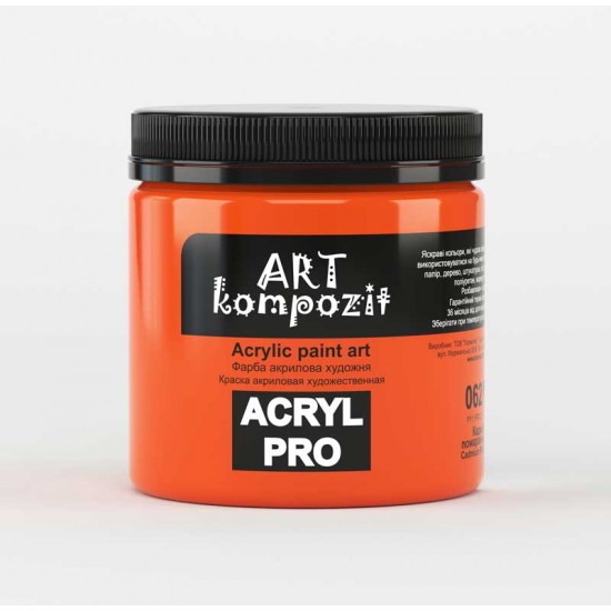 Фарба художня "ART Kompozit" (062 кадмій помаранчевий , 0,43 л)