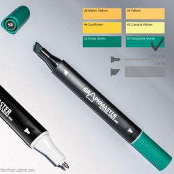 Маркер художній Graphmaster Turquoise Green 53
