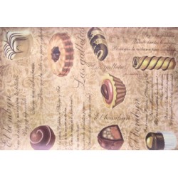 Папір для декупажу, Солодка ідея, 30,8*44см, 45г/м2