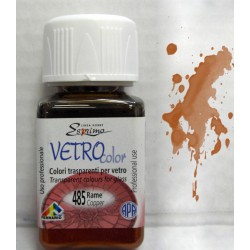 APA вітраж-фарба Vetro colour, 50ml, №485 Copper APA вітраж-фарба Vetro colour, 50ml, №485 Copper
