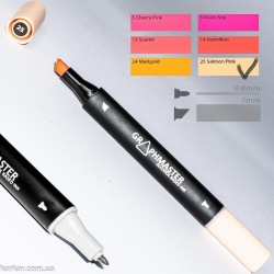 Маркер художній Graphmaster Salmon Pink 25