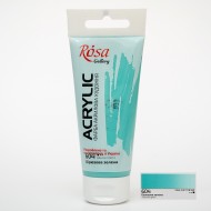 Фарба акрилова, Бірюзова зелена (604), 60мл, ROSA Gallery Фарба акрилова, Бірюзова зелена (604), 60мл, ROSA Gallery