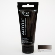 Фарба акрилова, Ван Дік коричневий (607), 60мл, ROSA Gallery