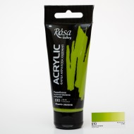 Фарба акрилова, Жовто-зелена (610), 60мл, ROSA Gallery