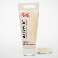 Фарба акрилова, Неаполітанська тілесна (632), 60мл, ROSA Gallery