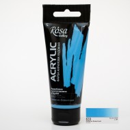 Фарба акрилова, Небесно-блакитна (633), 60мл, ROSA Gallery Фарба акрилова, Небесно-блакитна (633), 60мл, ROSA Gallery