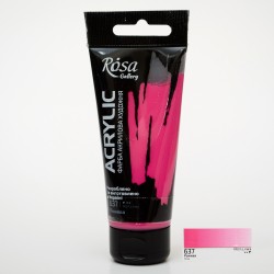 Фарба акрилова, Рожева (637), 60мл, ROSA Gallery