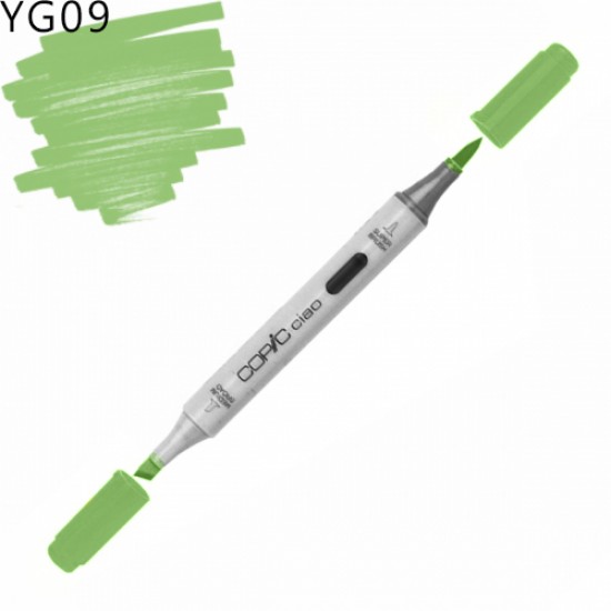 Copic маркер Ciao, #YG-09 Lettuce green (Яскраво-зелений)