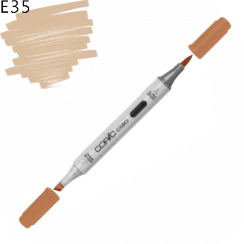 Copic маркер Ciao, E-35 Chamois (Темний беж) Copic маркер Ciao, #E-35 Chamois (Темний беж)