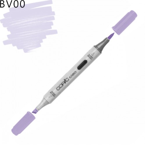 Copic маркер Ciao, BV-00 Mauve shadow (Лілова тінь) Copic маркер Ciao, #BV-00 Mauve shadow (Лілова тінь)