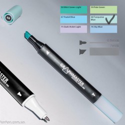 Маркер художній Graphmaster Turquoise Blue 68