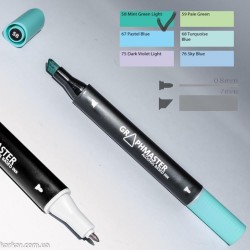 Маркер художній Graphmaster Mint Green Light 58