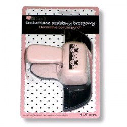 Компостер фигурный бордюрный 4,5см "Орнамент с бабочками"