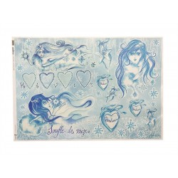 Ferrario папiр для декупажу Decoupage Paper 50x70 см, 020 Феи манга Ferrario папiр для декупажу Decoupage Paper 50x70 см, 020 Феи манга