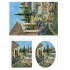 Ferrario папiр для декупажу Decoupage Paper 50x70 см, #008 Landscape with fountain (Пейзажі з фонтан