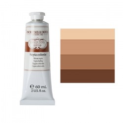Charbonnel фарба гравюрна Etching ink 60 мл, №120 Warm sepia (Тепла сепія)