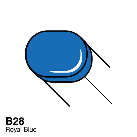 Copic маркер Sketch, B-28 Royal blue (Королівський синій) Copic маркер Sketch, #B-28 Royal blue (Королівський синій)