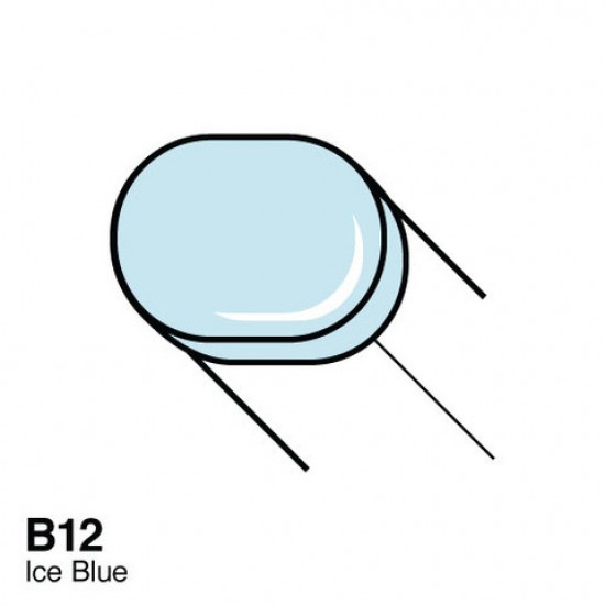 Copic маркер Sketch, #B-12 Ice blue (Пастельно-синій)