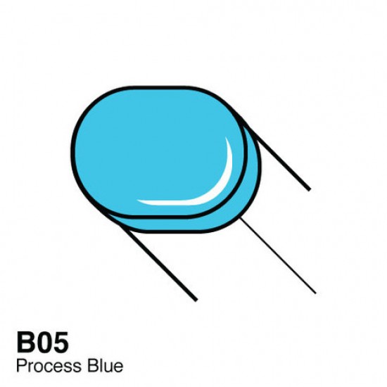 Copic маркер Sketch, #B-05 Process blue (Світло-блакитний)