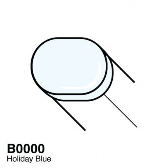 Copic маркер Sketch, #B-0000 Pale celestine (Ніжно-блакитний)