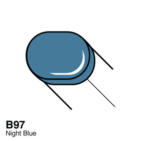 Copic маркер Sketch, B-97 Night blue (Сіро-синій) Copic маркер Sketch, #B-97 Night blue (Сіро-синій)