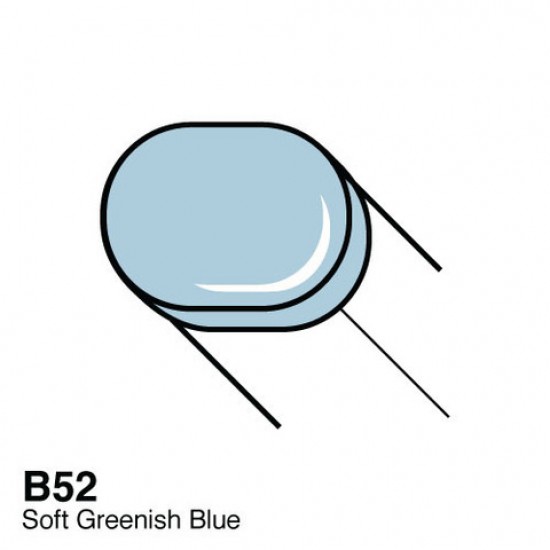 Copic маркер Sketch, #B-52 Soft greenish blue (Ніжний блакитно-зелений)